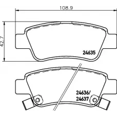 Колодки гальмівні (задні) Honda CR-V 06- (Bosch) Q+