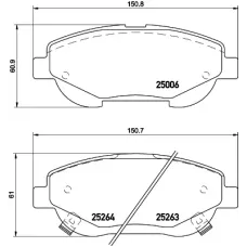Колодки гальмівні (передні) Toyota Avensis 2.0D/2.2D 09- (Bosch) Q+