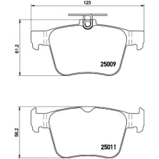 Колодки гальмівні (задні) VW Golf/Touran 1.0-2.0 TDI 12- (Teves) Q+