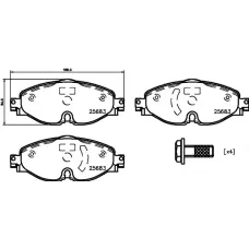 Колодки гальмівні (передні) Audi A1/Q3 18-/Skoda Octavia/VW Golf/Caddy/Touran/Passat 12- (TRW) Q+