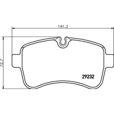 Колодки гальмівні (задні) Iveco Daily IV-VI 06- (Brembo) Q+