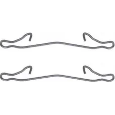 Планка супорта (переднього/заднього) прижимна (к-кт) Renault/Opel/Ford/Fiat/Dacia 90- (Teves)