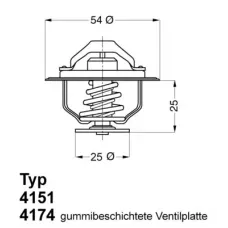 Термостат Renault Master II/Trafic 2.5-2.8D/TD/dTI 89-01 (79°C)