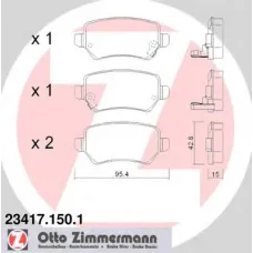 Колодки гальмівні (задні) Opel Astra G/Combo 01-/Kia Cee'd 15- (Lucas-Girling)