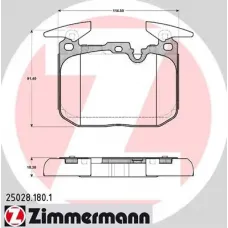 Колодки гальмівні (передні) BMW 1 (F20/F21)/ 3 (F30/F31/F34)/ i8 (I12) 11- (Brembo)
