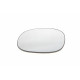 Скло дзеркала (L) (з пластиком) Citroen C2/C3/Peugeot 1007/206 03-