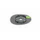 Скло дзеркала Citroen C1/Peugeot 107 1.0/1.4 HDi 05- (R)