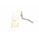 Наконечник тяги рульової (L) VW Sharan/Ford Galaxy 1.8-2.8 95-10 (L=222mm)