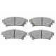 Колодки гальмівні (задні) Lexus RX 08-15/Toyota Prius 11- (Akebono)