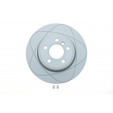 Диск гальмівний (передній) BMW X3 (E83) 03-11 (325x25) PowerDisc