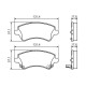 Колодки гальмівні (передні) Toyota Corolla 02-07