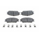 Колодки гальмівні (передні) Hyundai Accent I/II 89-06/Getz 02-11 (Akebono)