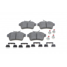 Колодки гальмівні (задні) Citroen C4 09-/DS4/DS5 11-15/Peugeot 308/508/3008/5008 09-18 (з прижимною пластиною)