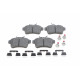 Колодки гальмівні (задні) Citroen C4 09-/DS4/DS5 11-15/Peugeot 308/508/3008/5008 09-18 (з прижимною пластиною)