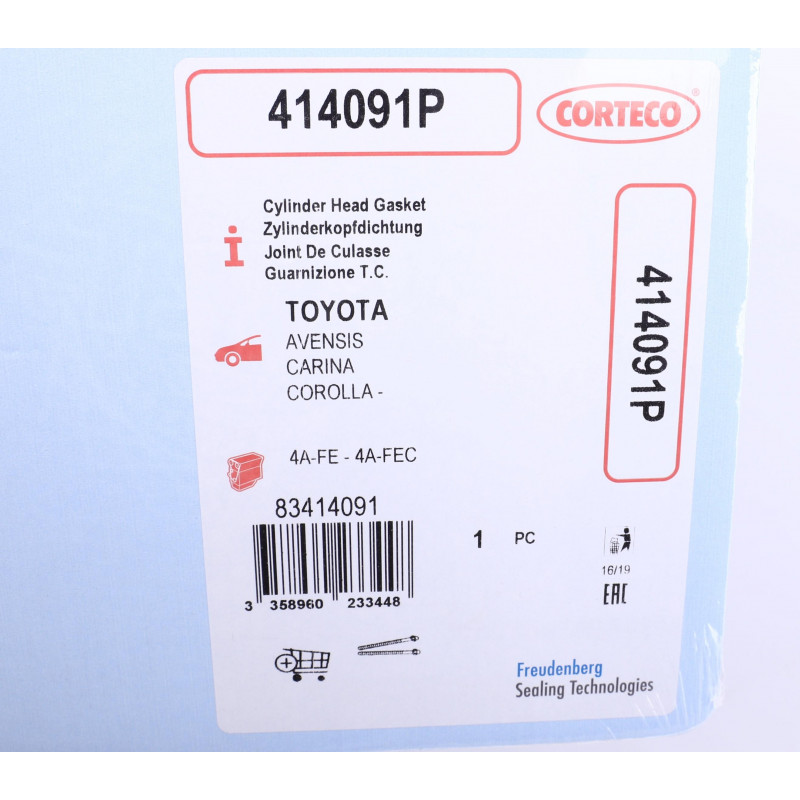 Прокладка ГБЦ Toyota Corolla -00 (1.4mm)