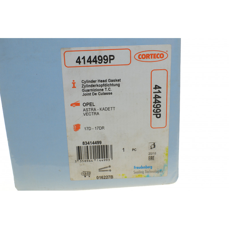 Прокладка ГБЦ Opel Astra F/Kadett E/Vectra A 1.7D 89-99 (84mm/1.40mm)