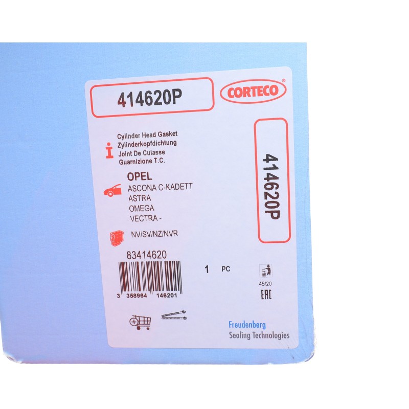 Прокладка ГБЦ Opel Omega A 1.8 -94 (1.3mm)