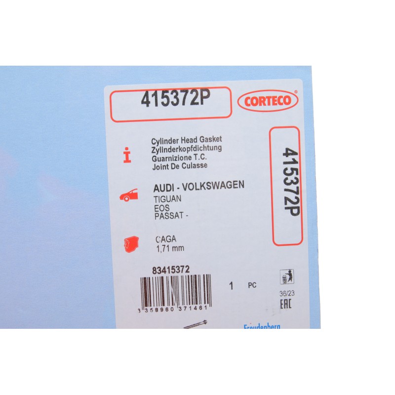 Прокладка ГБЦ VW Golf/Passat 2.0 TDI 05-12 (1.71mm)