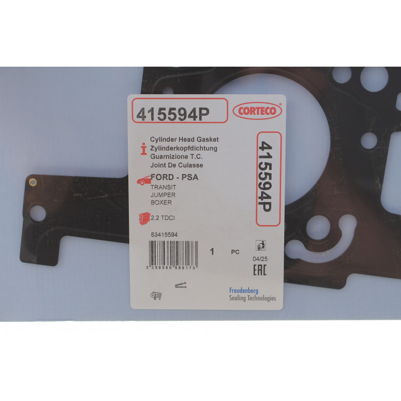Прокладка ГБЦ Fiat Ducato Multijet 2;2D 06-; Ø87;50mm; 1;20mm; (3 метки); 4HV