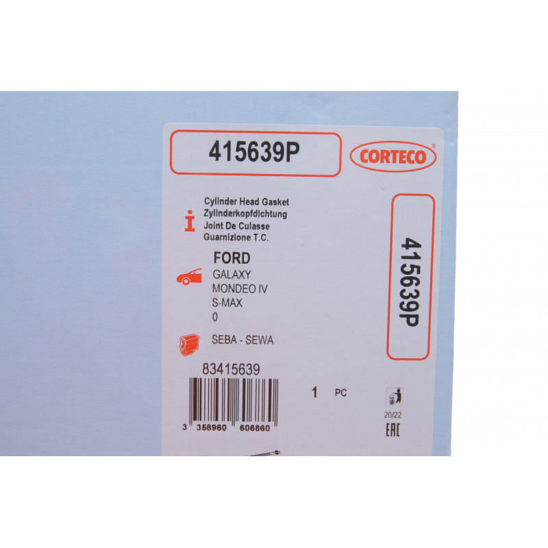 Прокладка ГБЦ Mazda 6 2.0 MZR 02-12 (0.4mm)