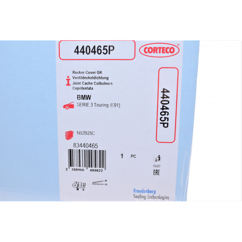 Прокладка кришки клапанів BMW 3/5/6/7/X3/X5 2.5/3.0i 05- (к-кт)