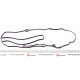 Прокладка кришки клапанів Opel Astra J 1.4i 09-