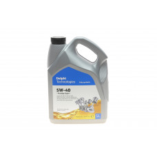 Олива 5W40 Delphi Prestige Plus (5L) (VW 502 00/505.00/MB 229.3/MB 226.5/Renault RN0710/Porsche A40/JASO MA2)