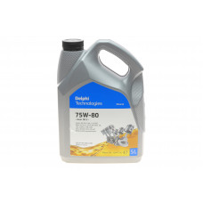 Олива трансмісійна 75W80 Delphi Gear Oil 5 (5L) (GL5/MIL-L-2105D/MAN 342 M-2/Volvo 1273.10)