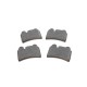 Колодки гальмівні (задні) VW Touareg 02-10 (Brembo)