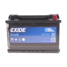 Акумуляторна батарея 74Ah/680A (278x175x190/+R/B13) Excell