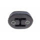 Гумка глушника Mitsubishi Outlander 2.0/2.4 4WD 01--06/Nissan Qashqai/X-Trail 1.2-2.0 dCi 07-