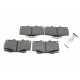 Колодки гальмівні (передні) Toyota Land Cruiser/4Runner 84-01/Hilux 83-05/Great Wall Safe F1 06-09