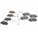 Колодки гальмівні (передні) Hyundai Elantra/ i30/Veloster 11-/Kia Cee'd/Cerato 12-/Soul 09-