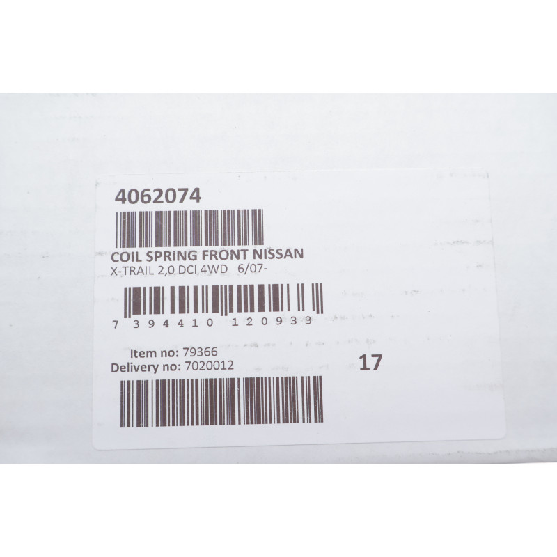 Пружина (передня) Nissan X-Trail 2.0dCi 4x4 07-13 (SUV) (T31)