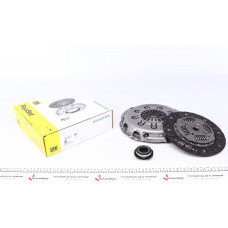 Комплект зчеплення Renault Laguna I/Megane I 1.8 16V/2.0i, 96-03, F4P/F3R/F7R, 80/84/85/108kw