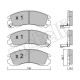 Колодки гальмівні (передні) Citroen C-Crosser 07-/Mitsubishi Outlander/Pajero 98-/Lancer/L400 94-03