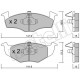 Колодки гальмівні (передні) Seat Cordoba/Ibiza II 93-02/VW Golf III 91-99/Polo 95-02