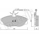 Колодки гальмівні (передні) Citroen Xsara 98-05/Peugeot 306 96-01/406 95-04/607 00-11 (+датчики)
