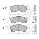 Колодки гальмівні (передні) Mazda 626 IV/V 91-02/MX-6 92-97/Ford USA Probe 93-98