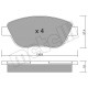 Колодки гальмівні (передні) Citroen C3/C4 02-/Berlingo/Peugeot 307 98-11/Partner 01-08/207 06-15