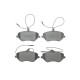 Колодки гальмівні (передні) Citroen C5 08-/C6 05-12/Peugeot 407 04-10/607 00-11 (+датчики) 