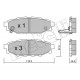 Колодки гальмівні (задні) Subaru Forester/Impreza 08-/Legacy 03-14/Outback 03-/Toyota GT 12-