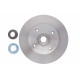 Диск гальмівний (задній) Citroen C3 09-/C4/Peugeot 307/207 04-/208 12- (249х9)(повний)(з підшипником)