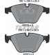 Колодки гальмівні (передні) BMW 5 (E60)/6 (E64)/7 (E65) 01-10 (Teves)