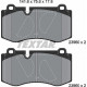 Колодки гальмівні (передні) MB (W211/W221D) 2.1-5.5 05-13 (Brembo) Q+