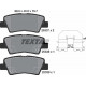 Колодки гальмівні (задні) Kia Ceed II/Rio III/Hyundai Accent/i20/i30/i40 10- (Akebono) Q+