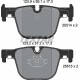 Колодки гальмівні (задні) BMW 3 (F30/F31/F34)/ 4 (F32/F36) 11- (Ate-Teves) Q+