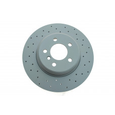 Диск гальмівний (задній) BMW 5 (F10/F11)/6 (F06/F13)/7 (F01-04) 09- (345x24) (з отворами) (вент.)