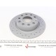 Диск гальмівний (задній) Audi A3//VW Caddy III 04-15/Skoda Octavia III/IV 03- (253x10)(з отворами)